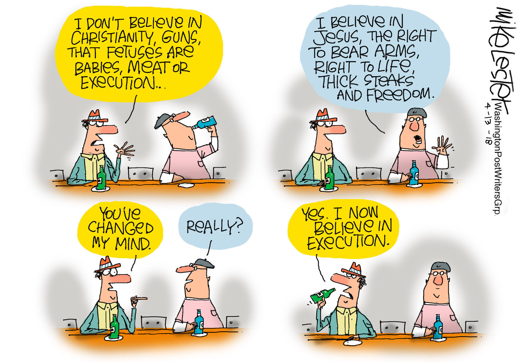 Mike Lester cartoon